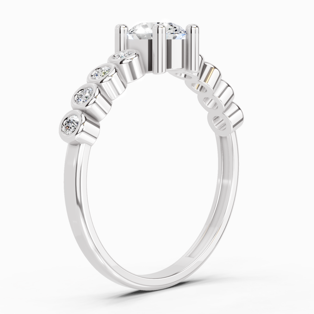 Celestial Diamond Engagement Ring