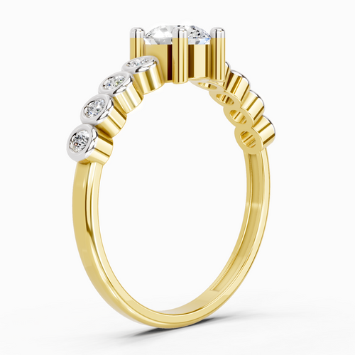 Celestial Diamond Engagement Ring