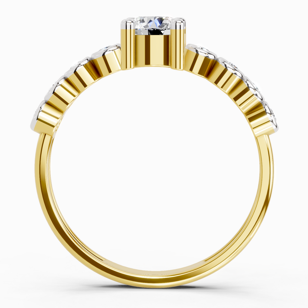 Celestial Diamond Engagement Ring