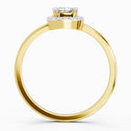 Timeless Cushion Halo Diamond Engagement Ring