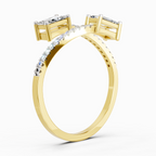 Radiant Emerald-Cut Diamond Ring