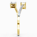 Radiant Emerald-Cut Diamond Ring