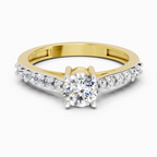 Graceful Solitaire Diamond Ring