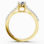 Graceful Solitaire Diamond Ring