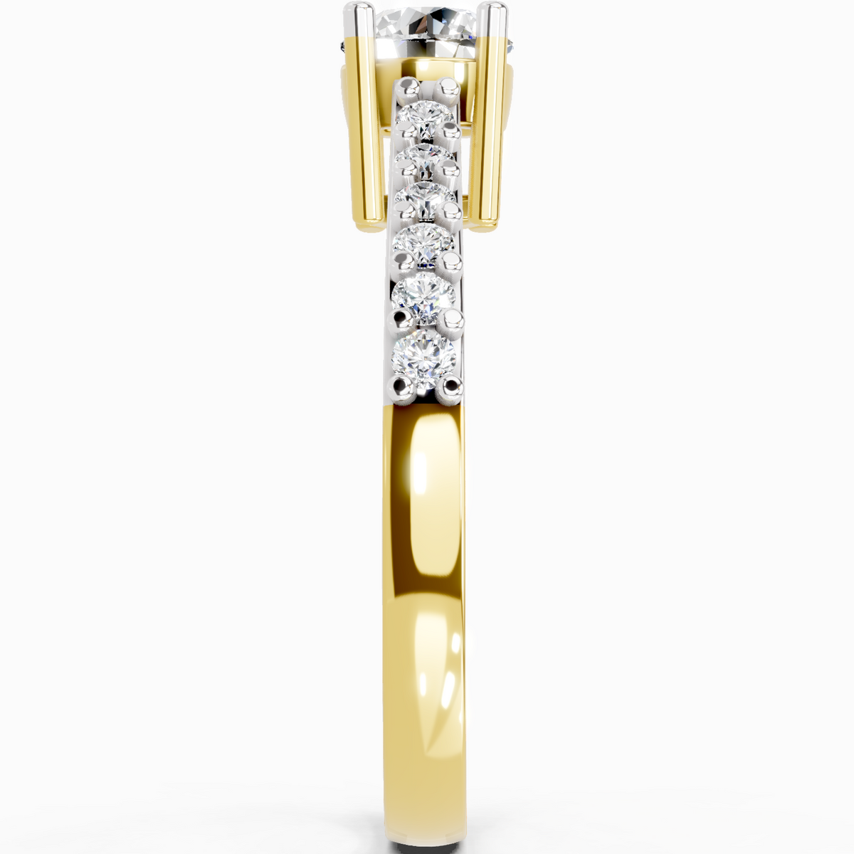 Graceful Solitaire Diamond Ring