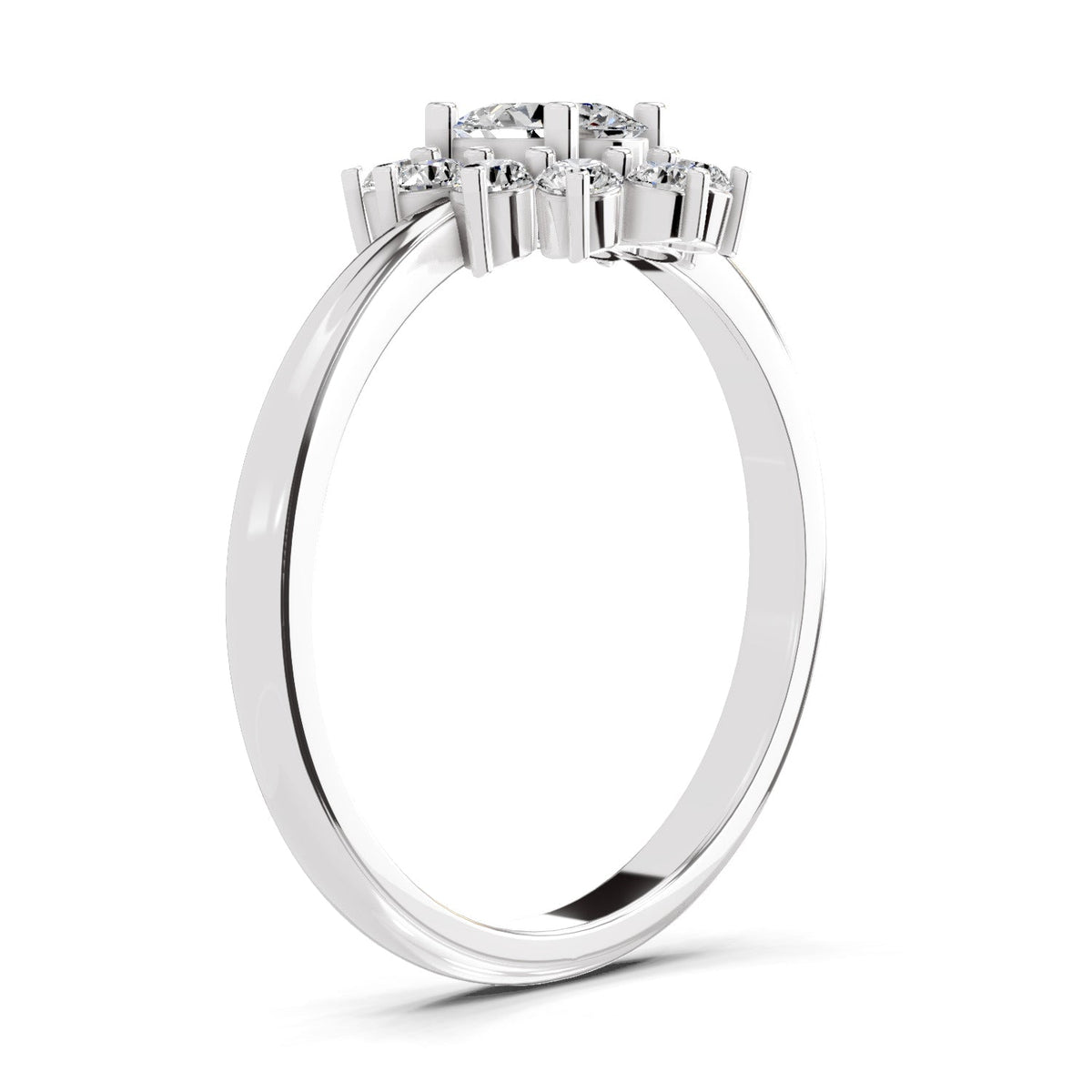 Classic Oval Diamond Engagement Ring