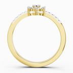 Opulent Floral Diamond Ring