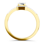 Dreamy Emerald-Cut Halo Diamond Ring