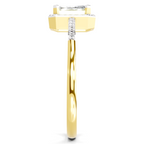 Dreamy Emerald-Cut Halo Diamond Ring