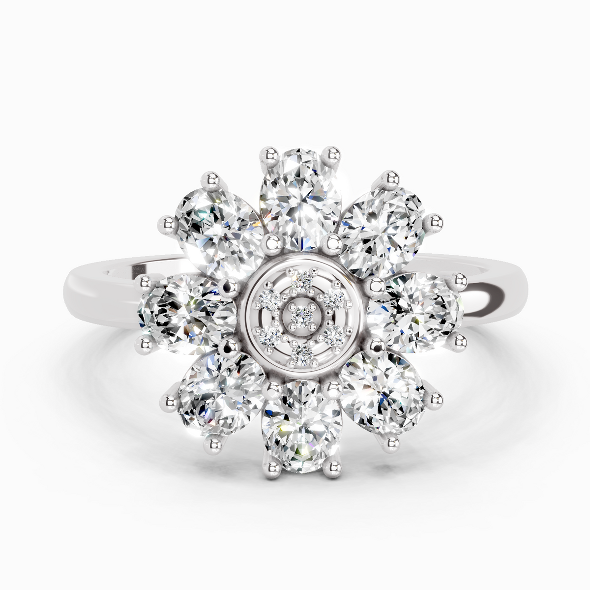 Refined Promise Diamond Engagement Ring