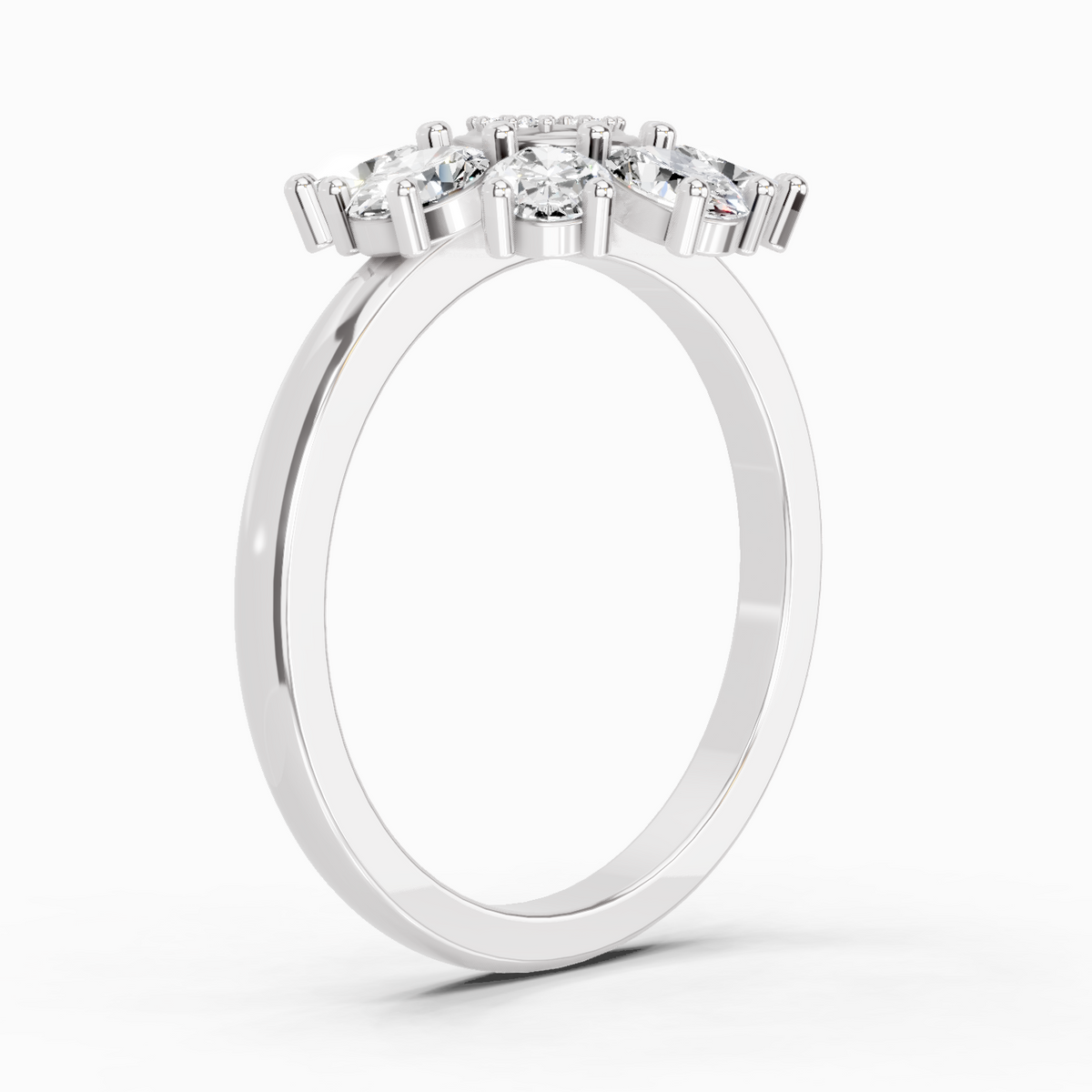 Refined Promise Diamond Engagement Ring