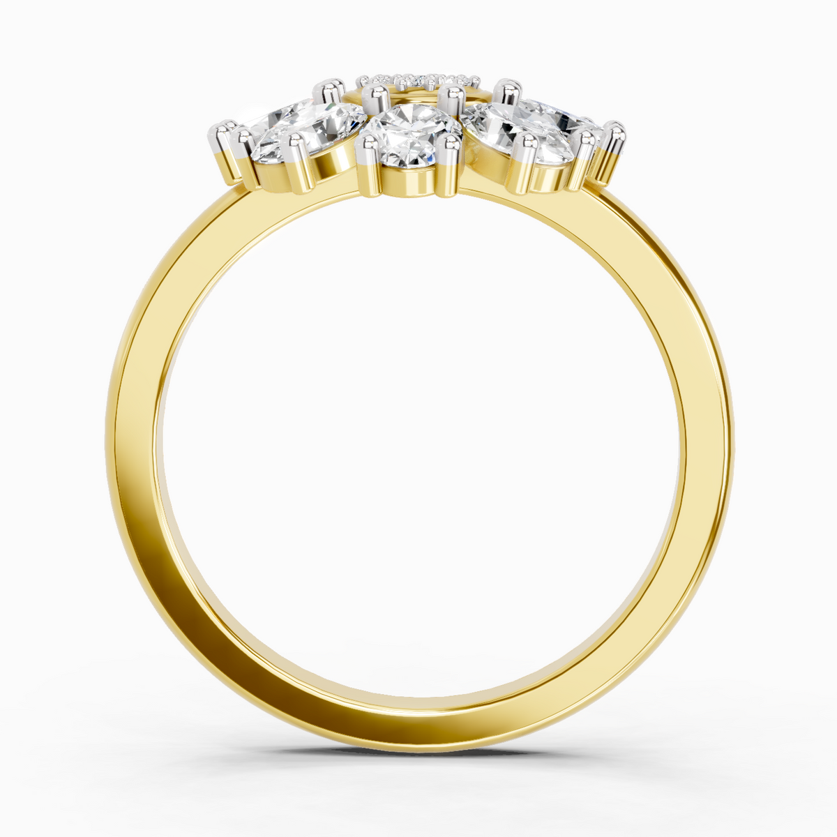 Refined Promise Diamond Engagement Ring