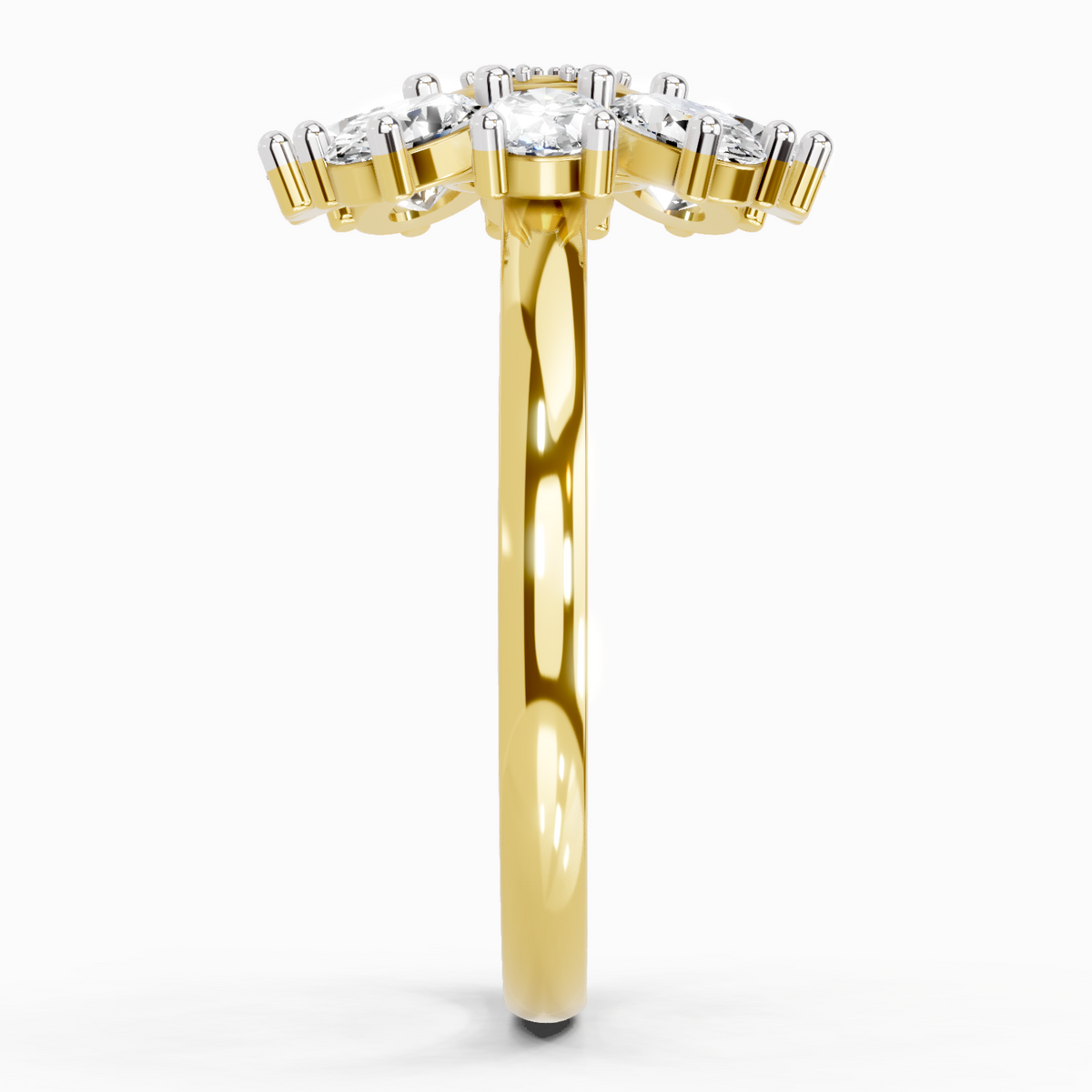 Refined Promise Diamond Engagement Ring