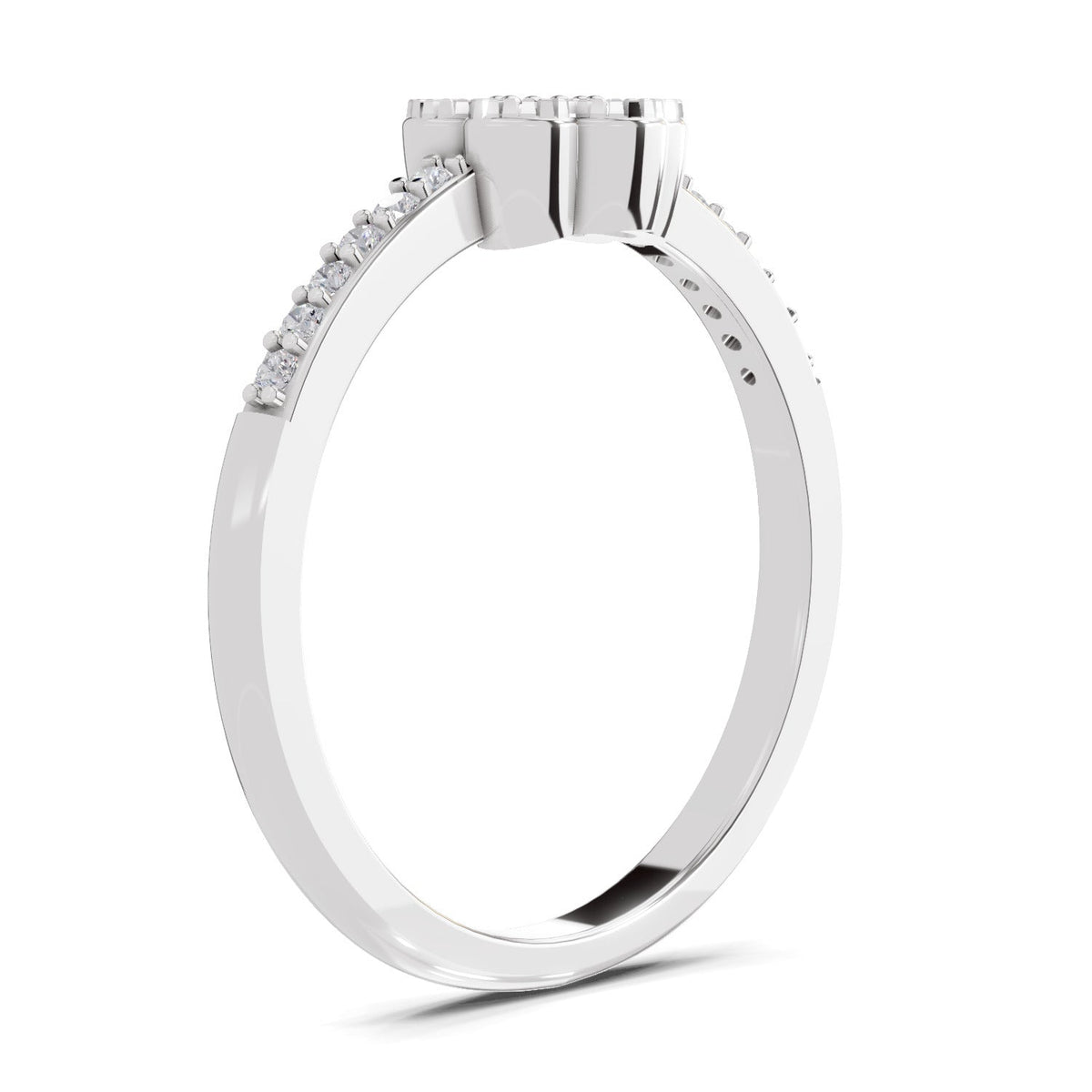 Ethereal Floral Diamond Engagement Ring