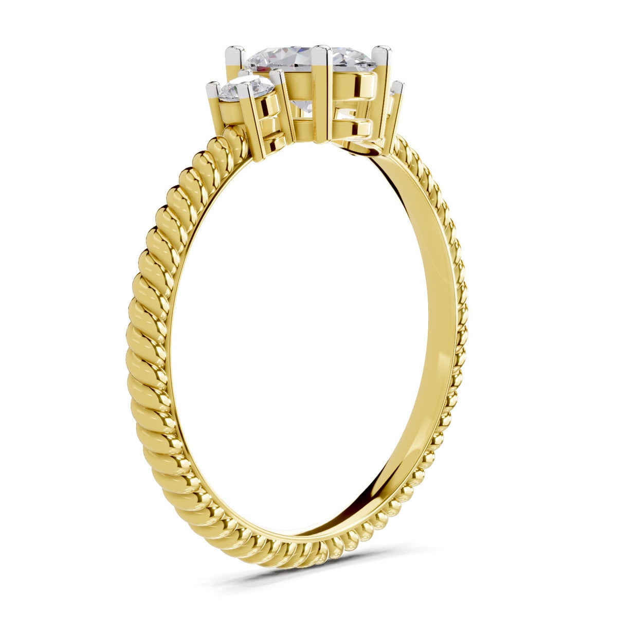 Radiant Oval Diamond Engagement Ring