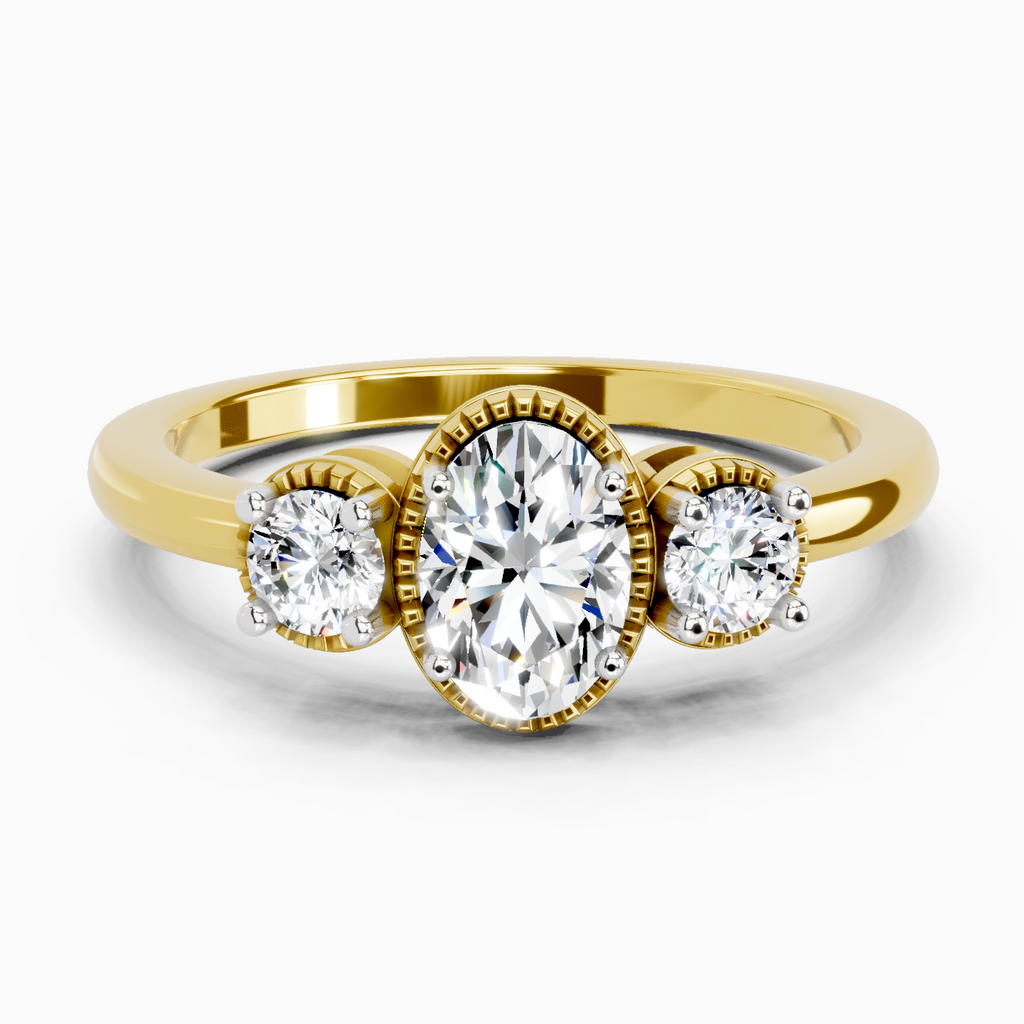 Majestic Promise Trinity Diamond Engagement Ring