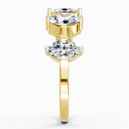 Regal Oval Diamond Band Ring