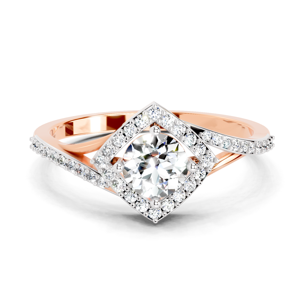Captivating Halo Diamond Engagement Ring
