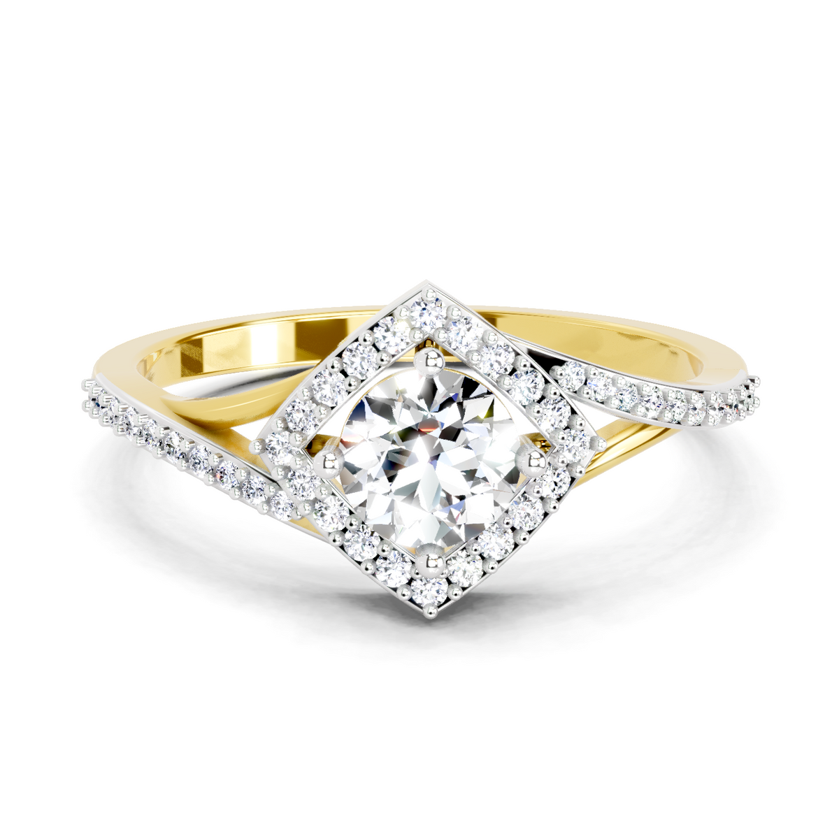 Captivating Halo Diamond Engagement Ring