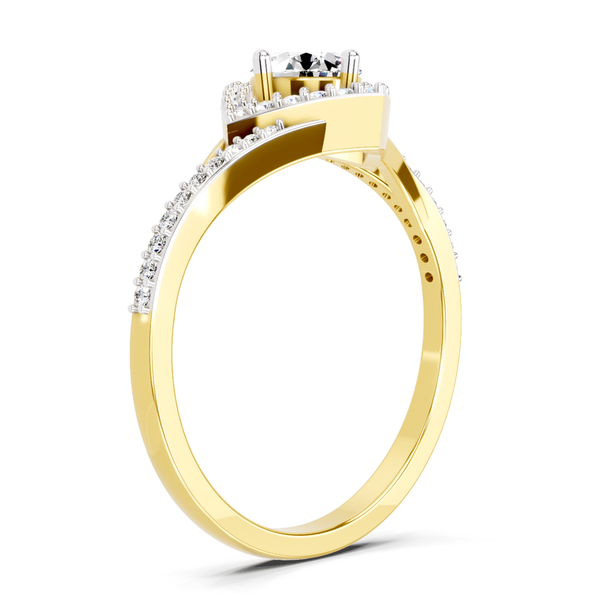 Captivating Halo Diamond Engagement Ring