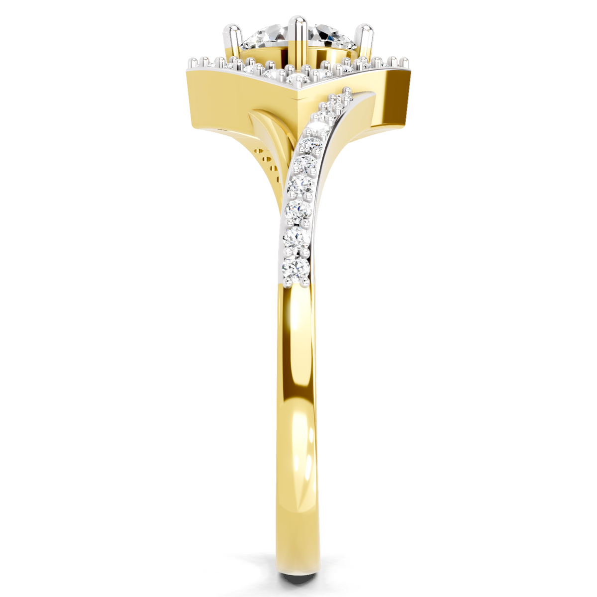Captivating Halo Diamond Engagement Ring