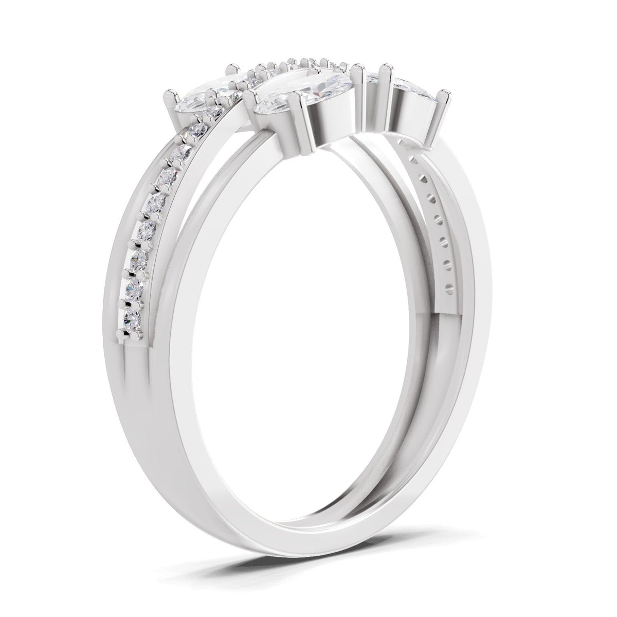 Luminous Oval Diamond Engagement Ring
