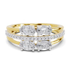 Luminous Oval Diamond Engagement Ring