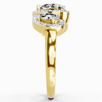 Iconic Oval Halo Diamond Ring
