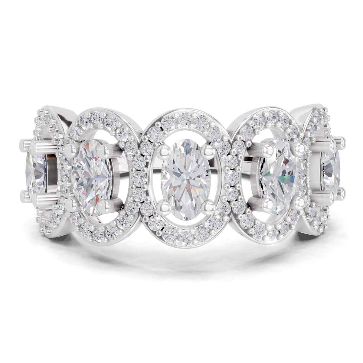 Enchanting Eternal Diamond Engagement Ring