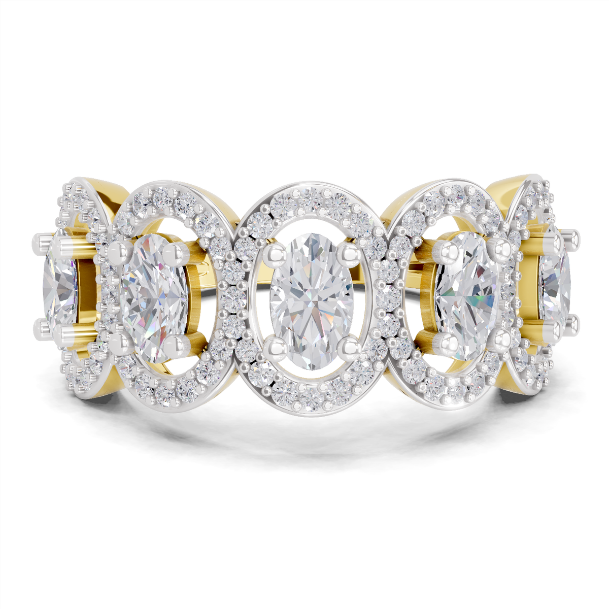 Enchanting Eternal Diamond Engagement Ring