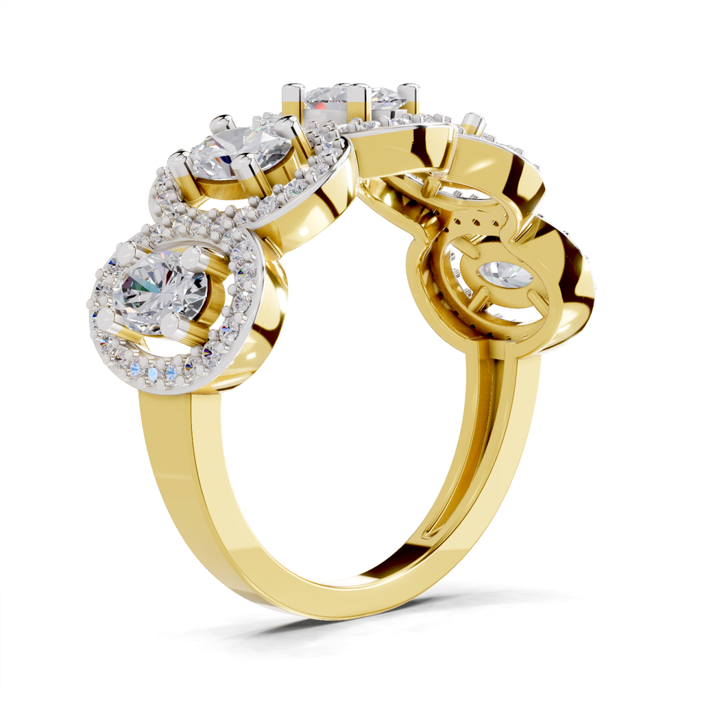 Enchanting Eternal Diamond Engagement Ring
