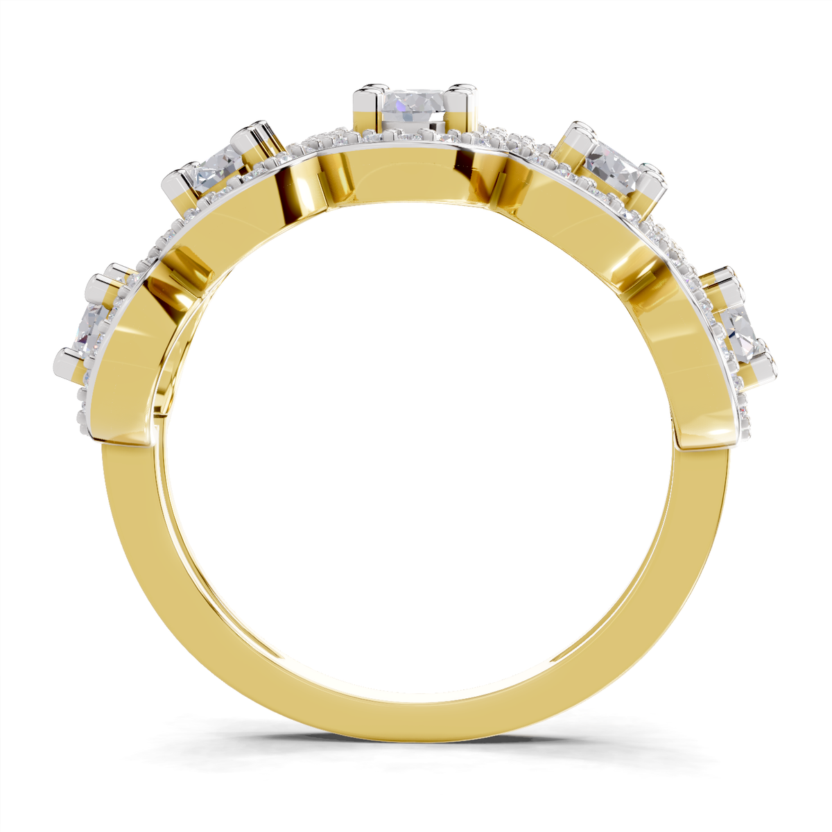 Enchanting Eternal Diamond Engagement Ring