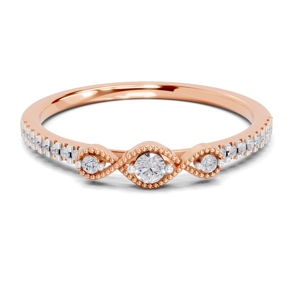 Dazzling Infinity Diamond Engagement Ring