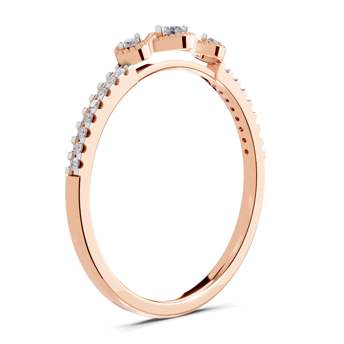 Dazzling Infinity Diamond Engagement Ring