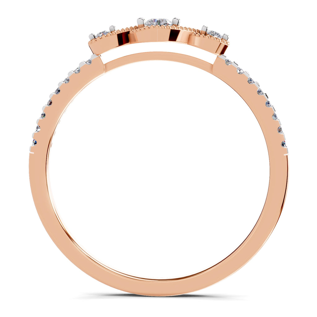 Dazzling Infinity Diamond Engagement Ring