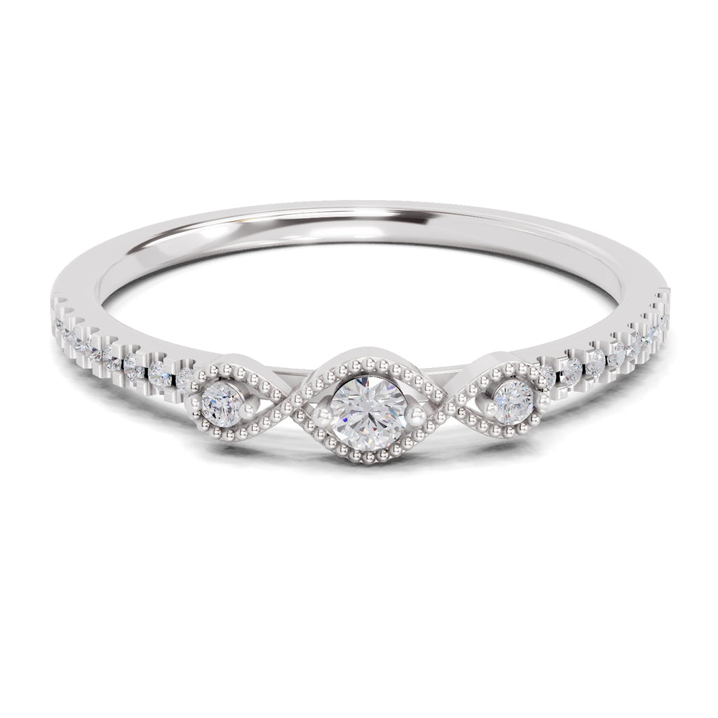 Dazzling Infinity Diamond Engagement Ring
