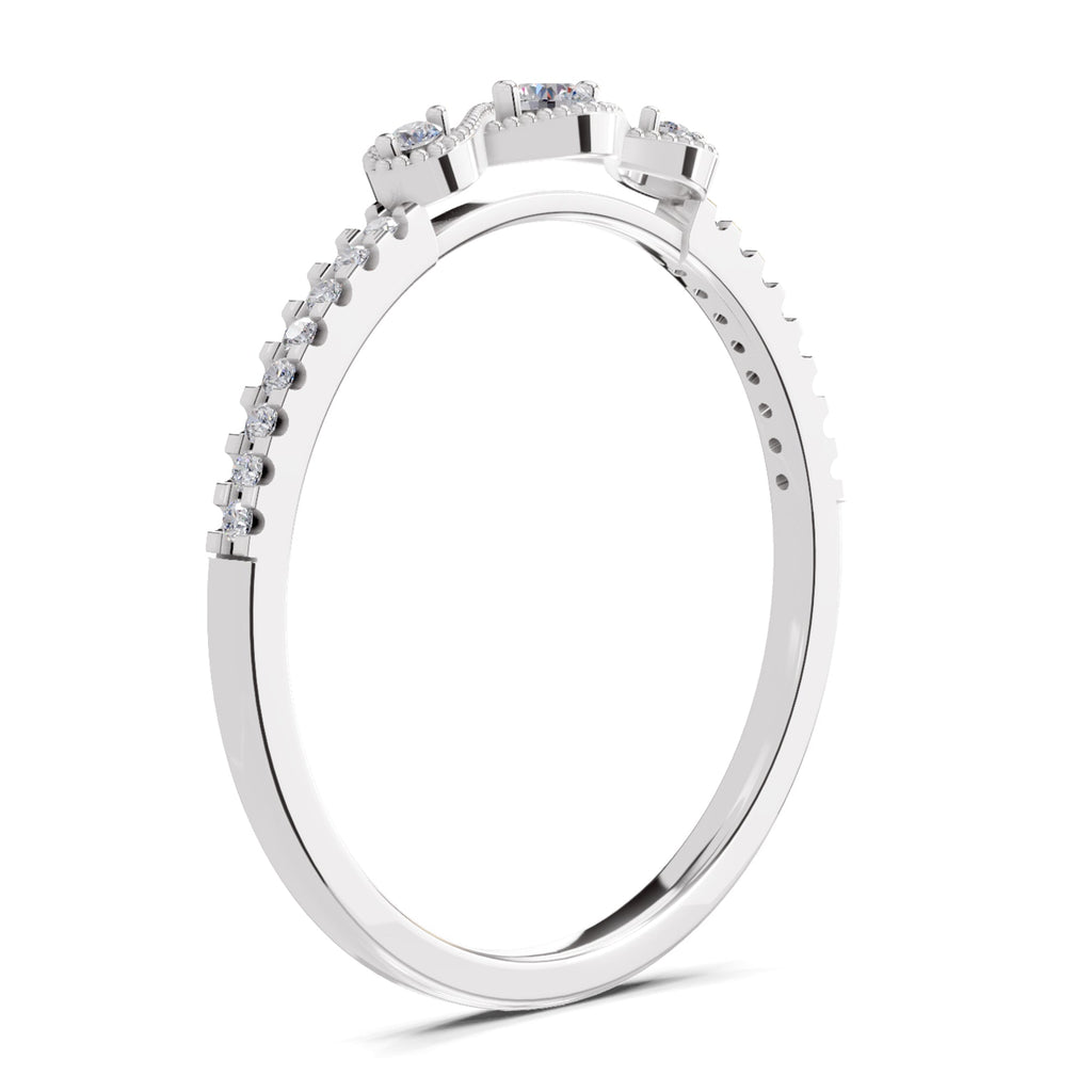 Dazzling Infinity Diamond Engagement Ring