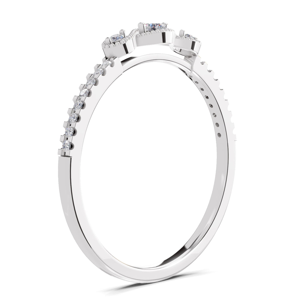 Dazzling Infinity Diamond Engagement Ring