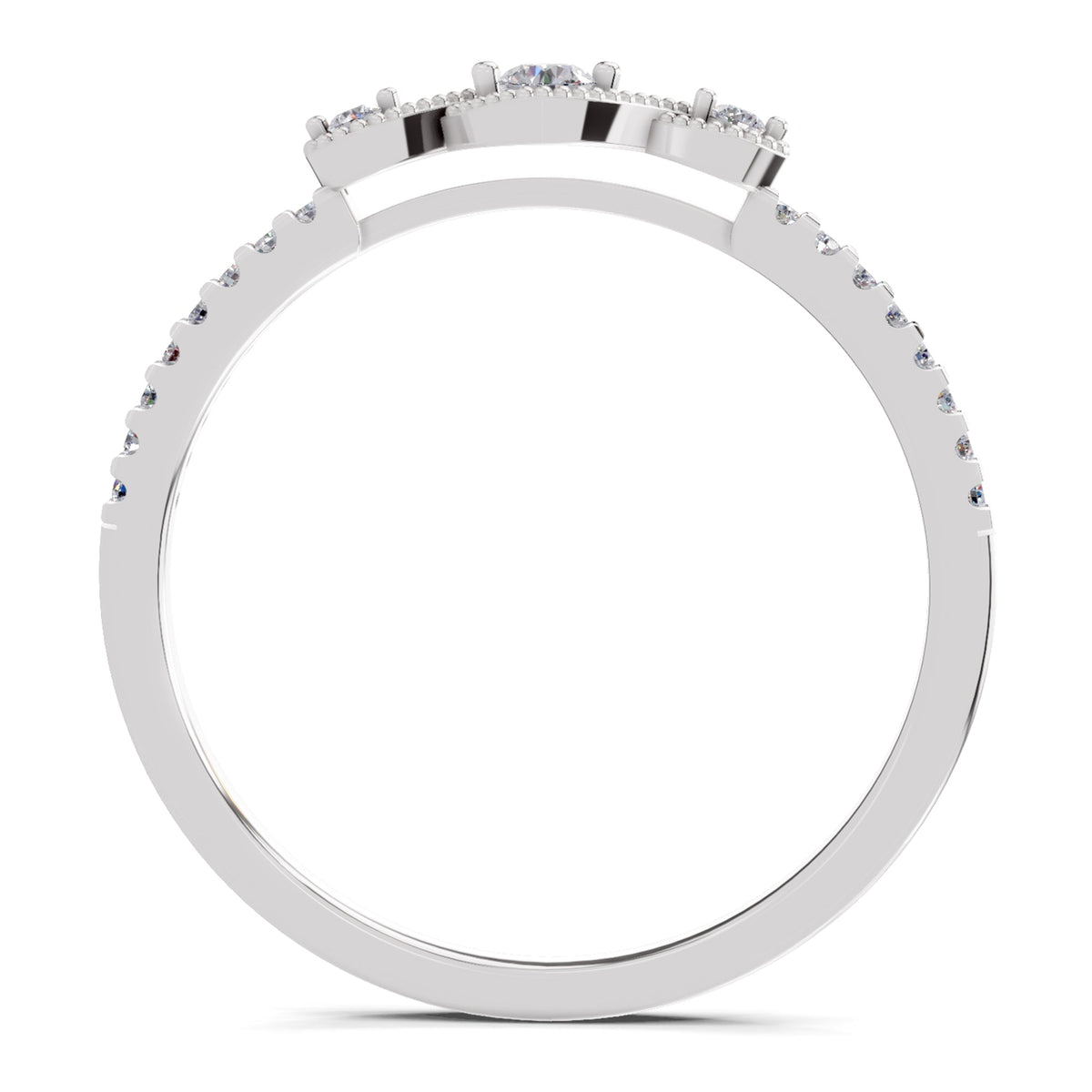 Dazzling Infinity Diamond Engagement Ring