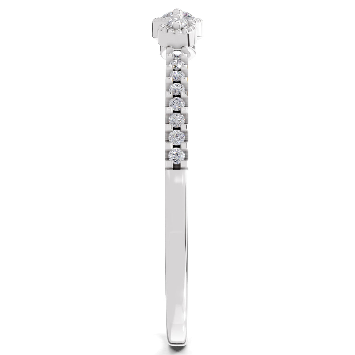 Dazzling Infinity Diamond Engagement Ring