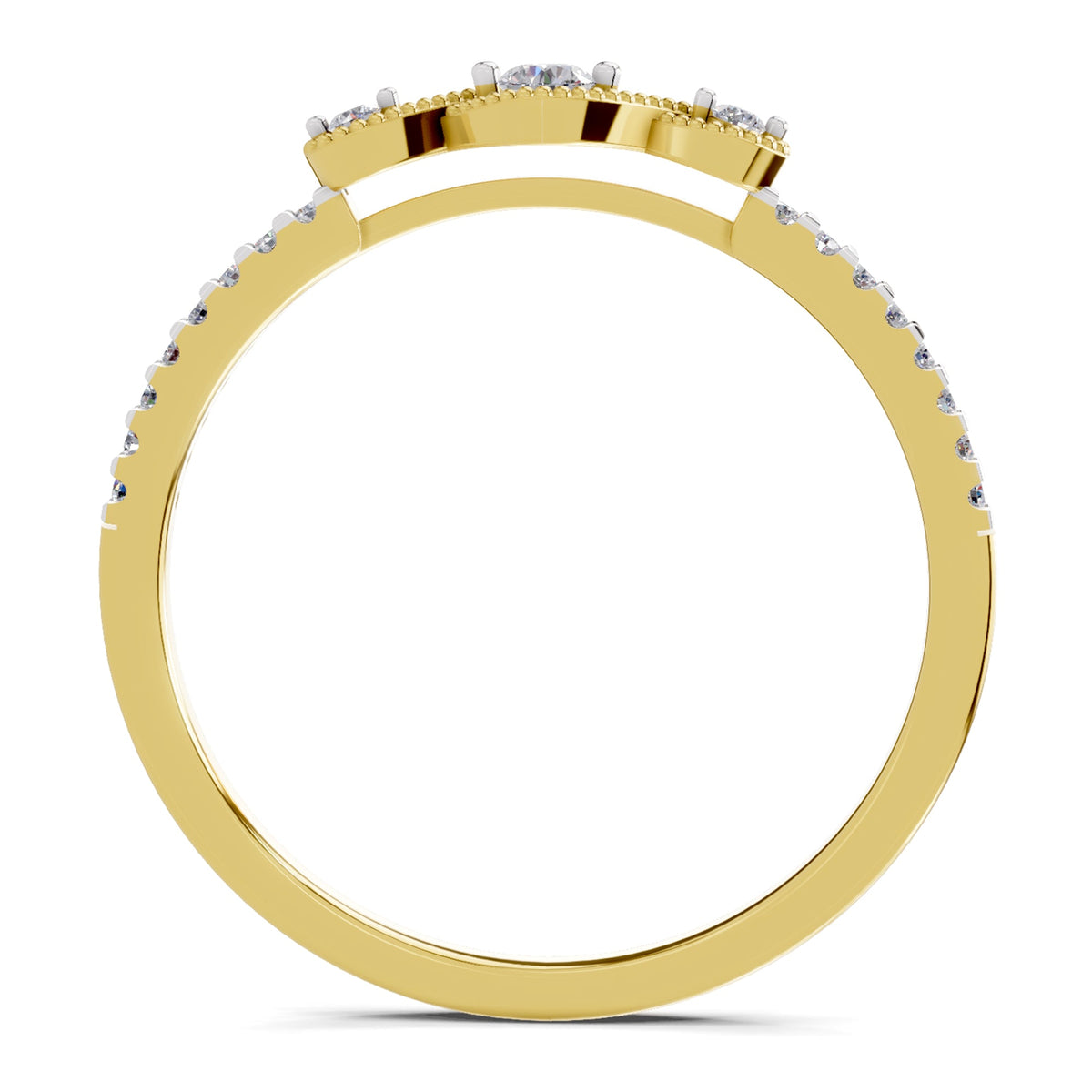 Dazzling Infinity Diamond Engagement Ring