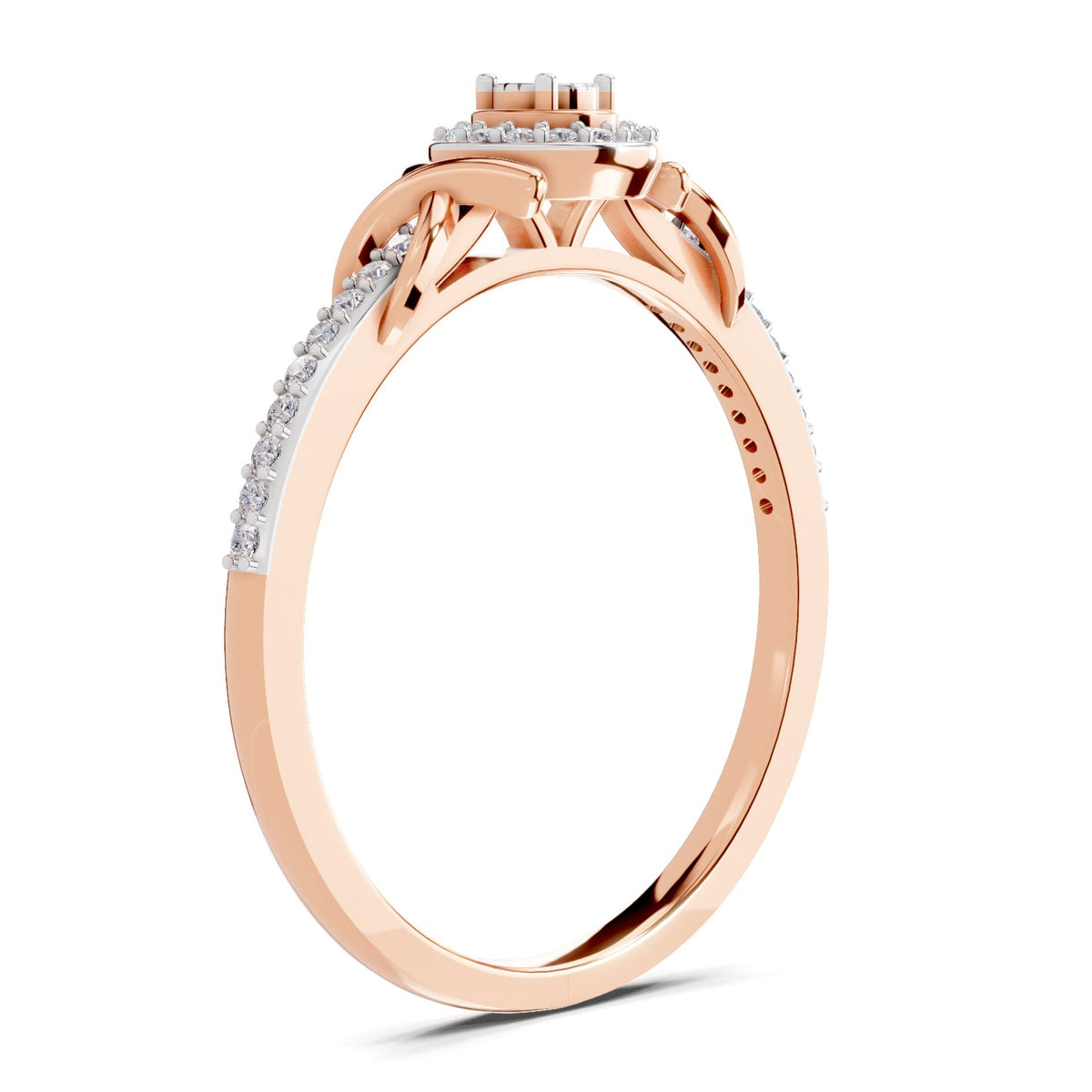 Sparkling Promise Infinity Diamond Engagement Ring