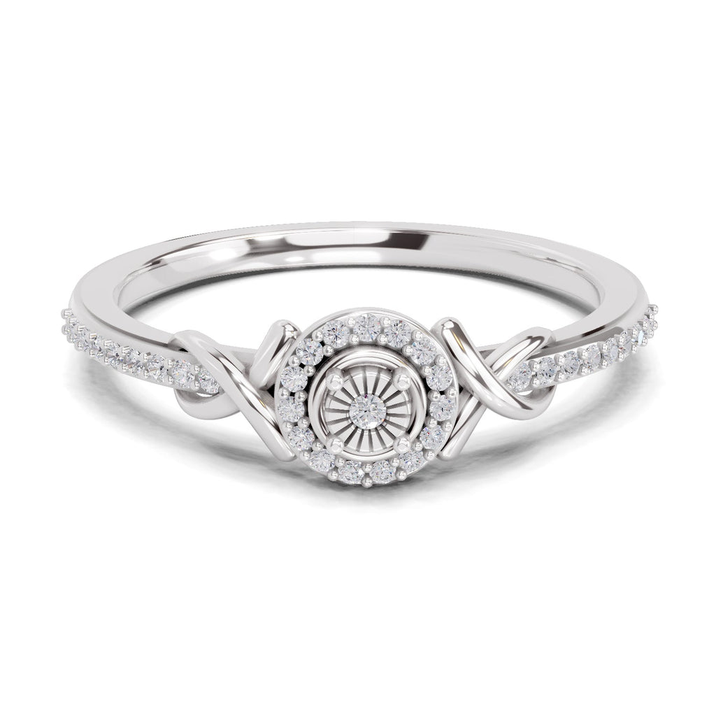 Sparkling Promise Infinity Diamond Engagement Ring