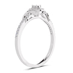 Sparkling Promise Infinity Diamond Engagement Ring