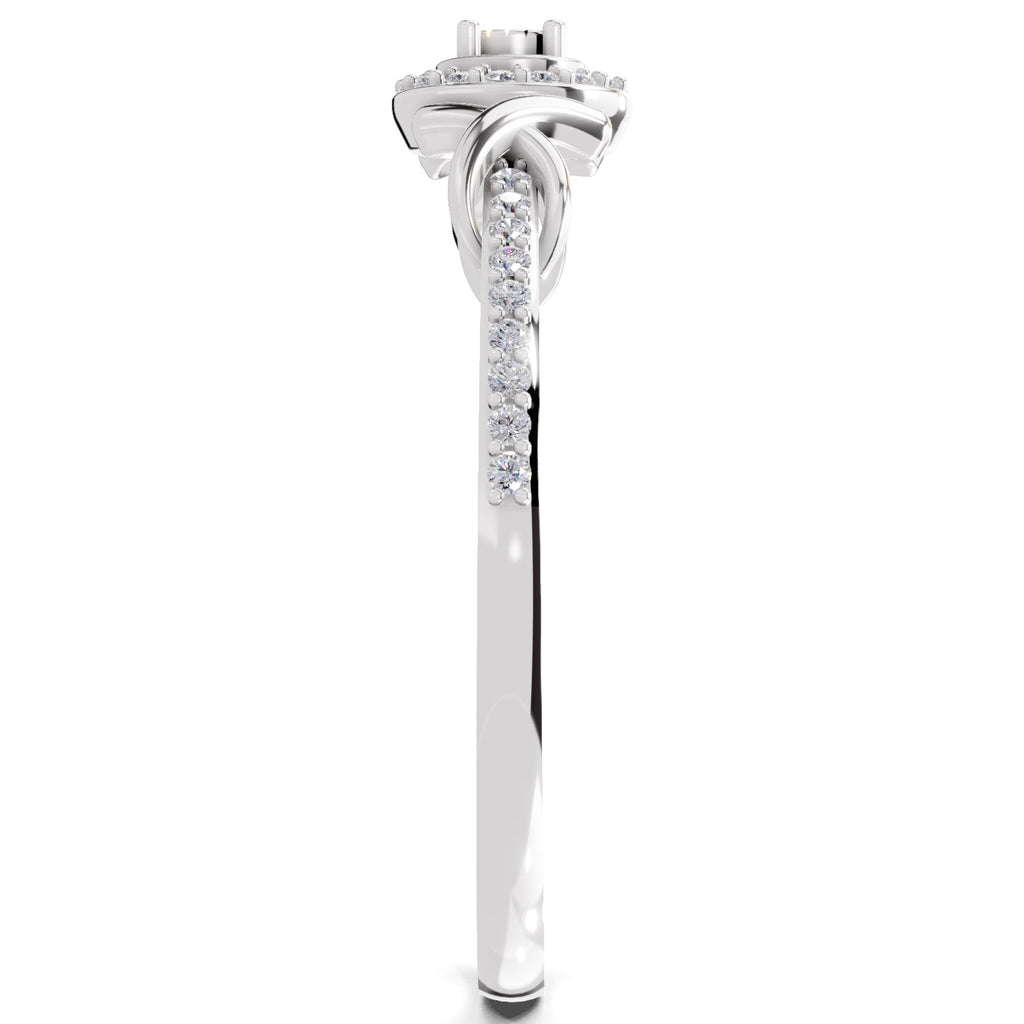Sparkling Promise Infinity Diamond Engagement Ring