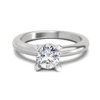Timeless Round Solitaire Diamond Ring