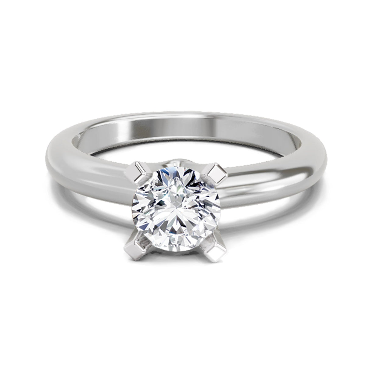 Timeless Round Solitaire Diamond Ring