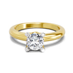 Timeless Round Solitaire Diamond Ring