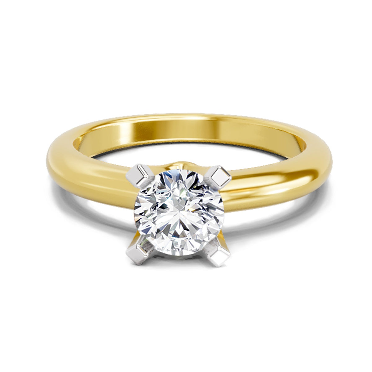 Timeless Round Solitaire Diamond Ring