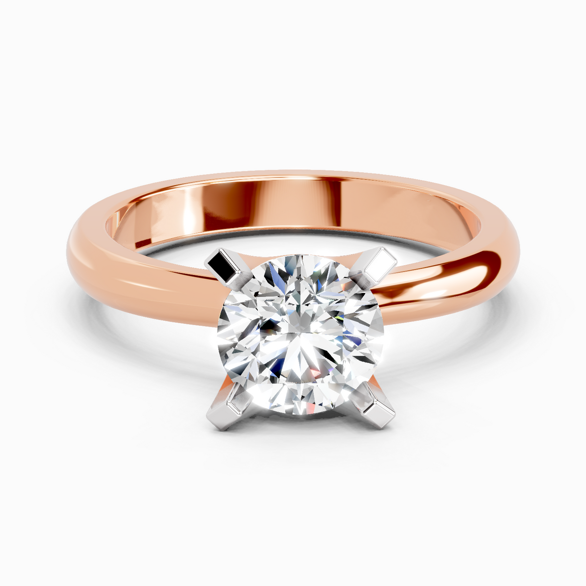 Delicate Solitaire Diamond Ring